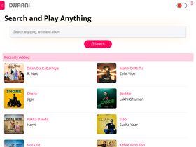 'djjaani.com' screenshot
