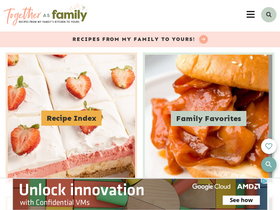 'togetherasfamily.com' screenshot