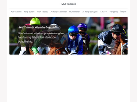 'agftahmin.com' screenshot