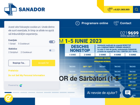 'sanador.ro' screenshot