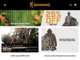 'browning.com' screenshot