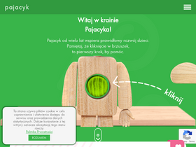 'pajacyk.pl' screenshot