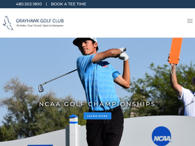 'grayhawkgolf.com' screenshot
