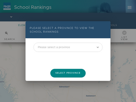 'compareschoolrankings.org' screenshot