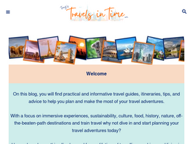 'tracystravelsintime.com' screenshot