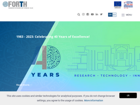 'forth.gr' screenshot