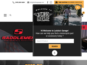 lutzkasgarage.com homepage screenshot
