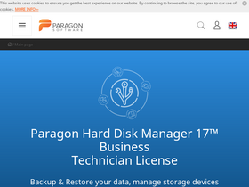 'paragon-software.com' screenshot