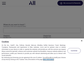 'accorhotels.com' screenshot