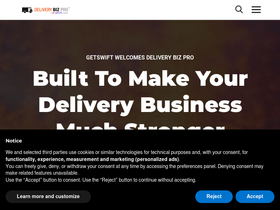 'deliverybizpro.com' screenshot