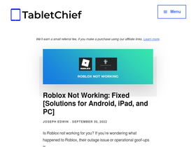 'tabletchief.com' screenshot