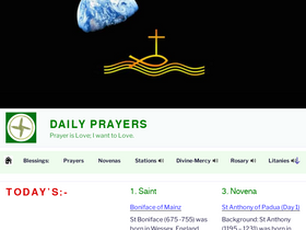 'daily-prayers.org' screenshot