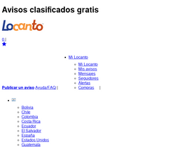 'locanto.com.ar' screenshot