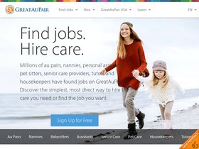 'greataupair.com' screenshot