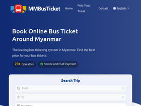 'mmbusticket.com' screenshot