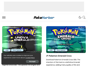 'pokeharbor.com' screenshot