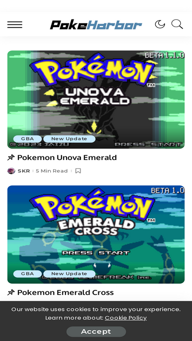 Pokemon Unova Emerald (GBA) Download - PokéHarbor