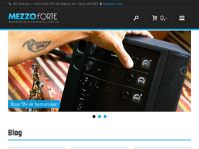 'hangszeraruhaz.hu' screenshot