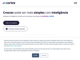 'cortex-intelligence.com' screenshot