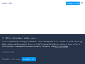 'webnode.se' screenshot