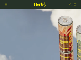 herblydrinks.com homepage screenshot