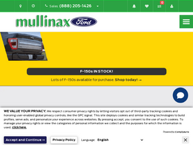 'mullinaxfordfl.com' screenshot