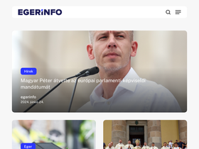 'egerinfo.com' screenshot