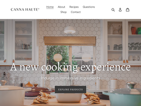 cannahaute.store homepage screenshot