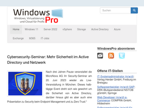 'windowspro.de' screenshot