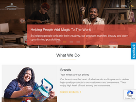 'pidilite.com' screenshot