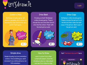 'letsdraw.it' screenshot