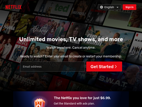 'netflix.com' screenshot