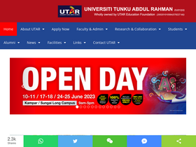 'utar.edu.my' screenshot