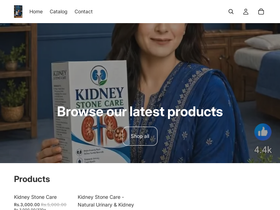 kidneystonecare.com homepage screenshot