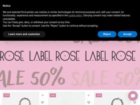 labelrose.eu homepage screenshot