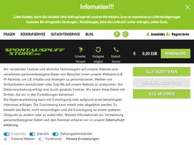 'sportauspuff-store.de' screenshot