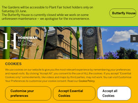 'horniman.ac.uk' screenshot