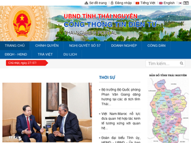 'baibong.phoyen.thainguyen.gov.vn' screenshot