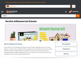 'eckstein-shop.de' screenshot