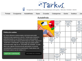 'tarkus.info' screenshot