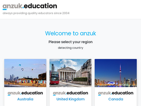'anzuk.education' screenshot