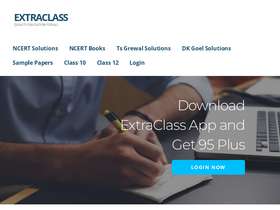 'extraclass.in' screenshot