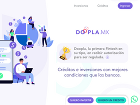 'doopla.mx' screenshot