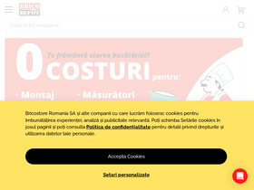 'bricodepot.ro' screenshot