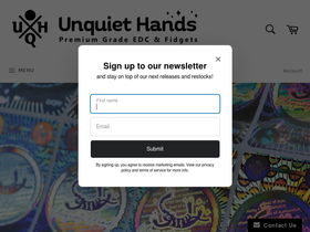 unquiethands.com