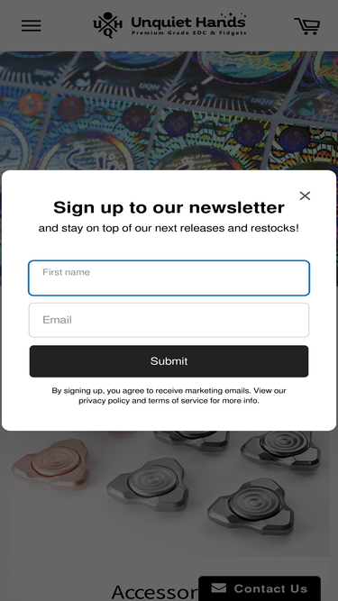 unquiethands.com