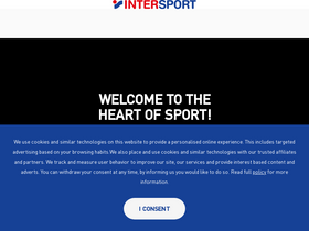 'intersport.com' screenshot