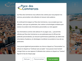 'placedescommerces.com' screenshot