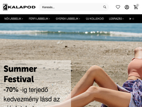 'kalapod.hu' screenshot