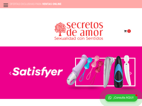 'secretosdeamor.cl' screenshot
